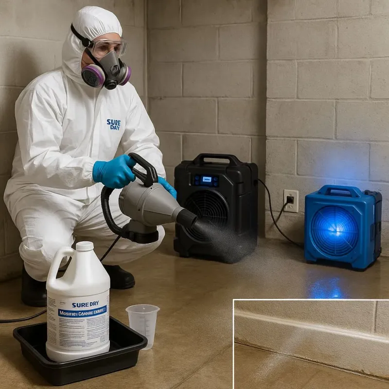 Sanitization and Odor Removal process in Clear Lake, WI